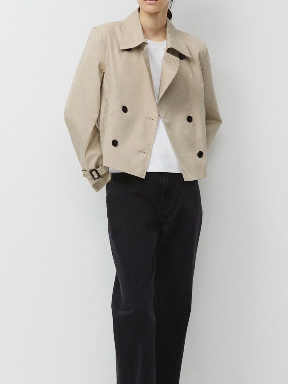 Aritzia The Esquire Short Trench Coat NWT *Size L*